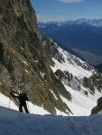 ... puis nous finissons aussi par porter les skis pour arriver au col