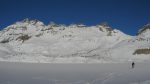 Et on skie sur le lac de Salanfe, moment rare !