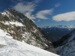 Vue en direction de laa vallée du Rhône et du vallon de Van