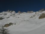 Pour monter au refuge des Dents du Midi, c'est par là.