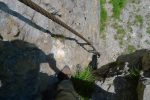 Et le passage câblé d'Etiollets. Il faut sauter en bas, le câble n'y allant pas !