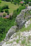 Secteur de grimpe, par contre il n'y a pas de vent et il fait donc chaud !