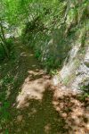 Le sentier est assez monotone.