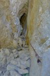 L'intérieur de la Grotte de l'Orjobet, c'est raide.