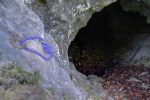L'entrée de la Grotte Juillard.