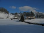 Pour venir, j'ai emprunté le train de la Gruyère et passe donc devant le village de Gruyère, dont je découvre pour la première fois cet angle de vue.