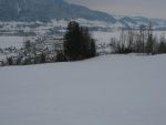 Après la petite chapelle, on retrouve la clairière de Chaux puis la route qui nous mène à Grandvillard.