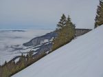 La ferme Les Vanils du Pt1592, avec la vue sur la plaine