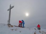 Le Van 1966m, le soleil est au dessus des nuages.