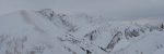 Vue panoramique sur le Vanil Noir, Vanil de l'Ecri, Pointe de Paray, Vanil Carré et les Dents du Midi tout à droite.