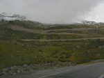 Arrivée au col du Grimsel, bigre la neige est bien présente