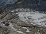 Le bas du glacier