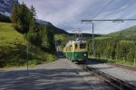 Départ avec le train depuis Grindelwald Grund