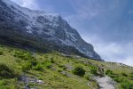 La face N de l'Eiger, impréssionnnante.