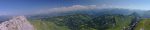 Vue panoramique depuis la Dent de Savigny vers le coté Bernois