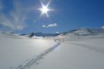 Col des Andérets, mettons les peaux