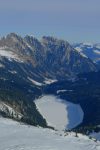 Vue sur le Lac d'Arnon, Arnesee. La plus belle vue durant la randonnée