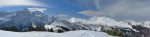 Vue vers les Diablerets et La Palette (au centre)