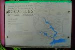 Les Rocailles, plan des zones