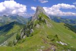 Vue arrière sur les Gastlosen