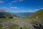 Fin des névé ... Belle vue sur la vallée !