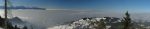 Vue panoramique depuis Le Folly vers le Léman.