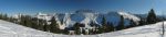 Vue panoramique sur le Vanil Blanc, Vanil des Artses et la Cape au Moine.