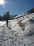 Et on remet les peaux pour une montée à Les Pontets 1361m.