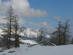 On passe à coté de la ferme La Giète, 1884m. Vue arrière.