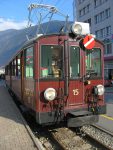 De retour à Martigny, en attendant le train, je profite d'un wagon rétro