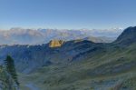Une dernière vue, c'est tellement. Col Ratti devant le Mont-Blanc.