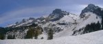 Vue arrière sur les Aravis