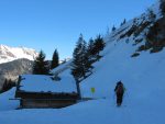 La Bottière, passage en devers sur des éboulis !