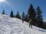 La descente du matin se transforme en montée !