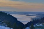 Le stratus a gagné la France. Direction Métabief.