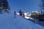 Départ depuis l'arrêt du bus La Coutaz