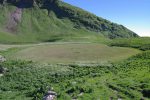 On rejoint le lac de la Case avec un marécage avant