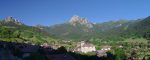 Panorama sur la Dent d'Oche pris depuis Bernex