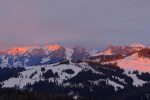 Au centre, Dents de Brox, Chamois et Bourgo