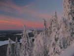 Les couleurs changent très vite au coucher du soleil, mais superbe !