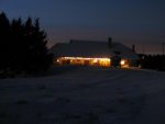 Le restaurant de La Trélasse, by night. Il me reste à rejoindre le train de La Givrine