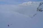 On poursuit la descente, le Mont-Blanc réapparaît