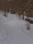 On monte par le chemin d'été, une vraie piste