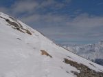 Le soleil rend la neige bien meuble et il faut adapter la trace !