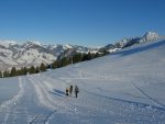 Je recroise les raquetteurs vu à la montée. Je parts à droite juste après.