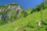 A gauche le Plan du Pré (c'est le nom de la montagne)