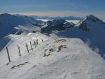 Neige soufflée sur cette crête