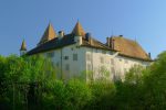 Zoom sur le château, juste avant de retrouver la fontaine du début