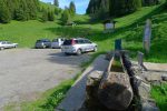 Parking des Granges, marqué Fontaine sur la carte