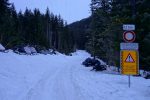 Départ depuis le parking d'hiver